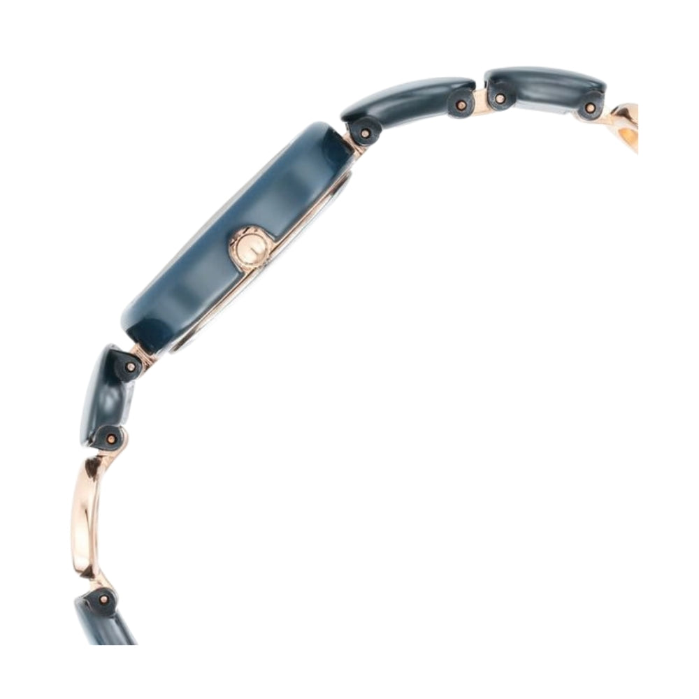 Titan Raga Ceramics Blue Dial Analog Metal Strap watch for Women 95146KD01