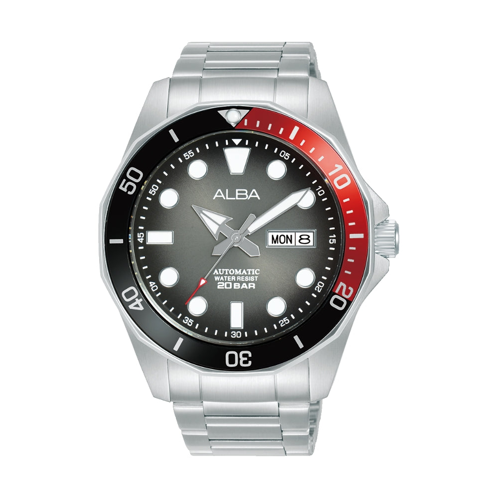 Alba Grey-Black Gradation Dial Automatic Watch AL4539X1