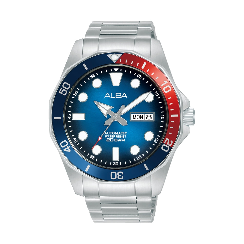 Alba Blue-Red Gradation Dial Automatic Watch AL4541X1
