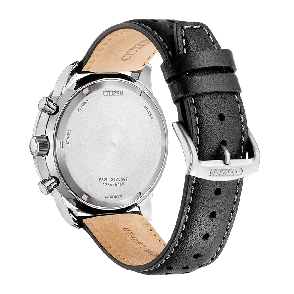 CITIZEN ECO-DRIVE GENTS WATCH WHITE DIAL - CA4500-32A