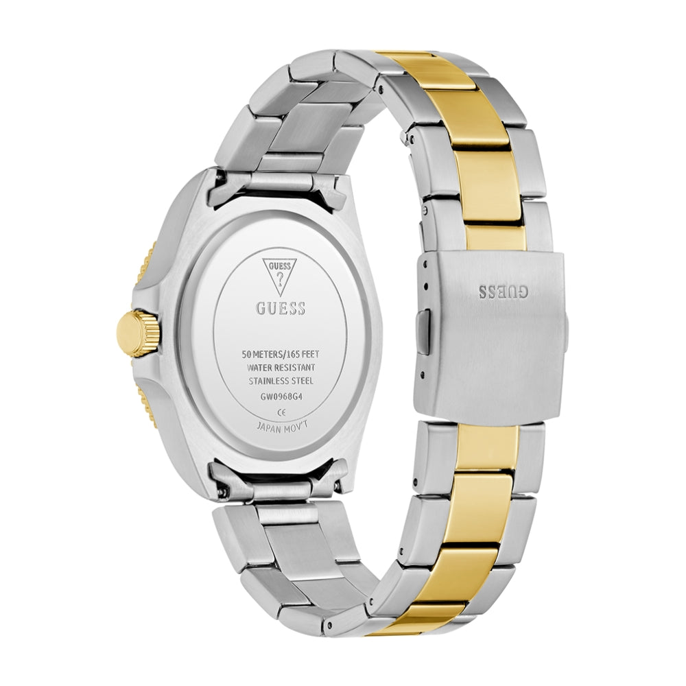 GUESS Mens 2-Tone Analog Watch GW0968G4