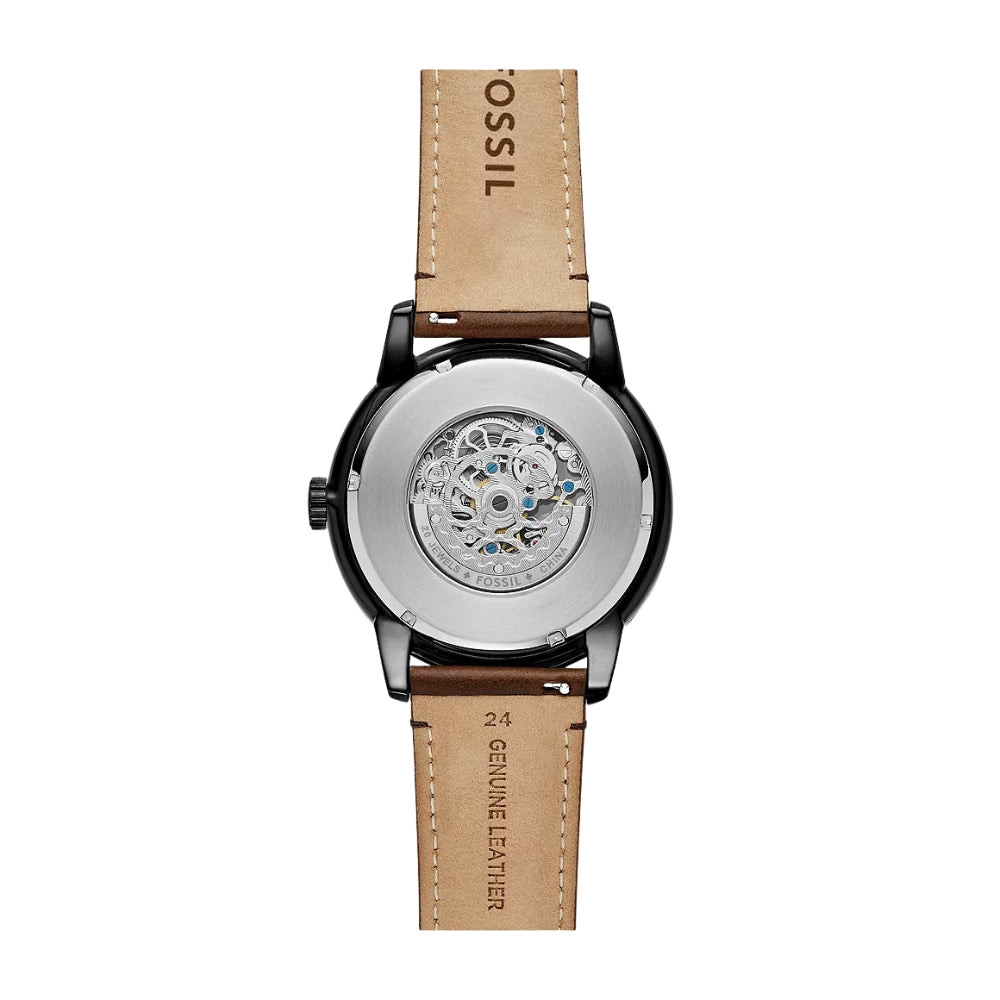 Fossil Townsman 48mm Automatic Brown Leather Watch ME3155