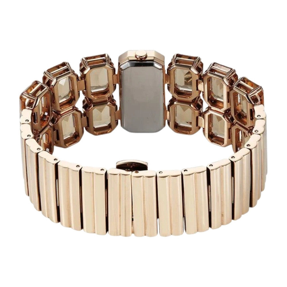 Titan Raga Cocktails Quartz Analog Brown Dial Metal Strap Watch For Women NU95320WM01