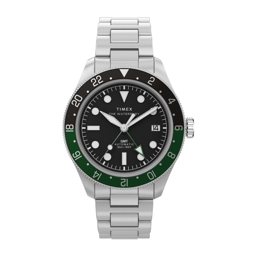 Timex Waterbury Round 42mm Black Dial Mechanical Automatic Men Watch - TW2Y60800UJ