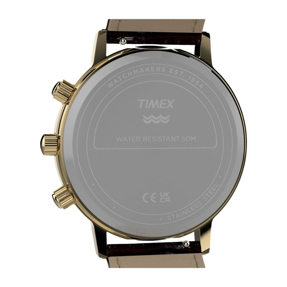 Timex Round 37mm White Dial Analog Men Watch - TW2Y99000UJ