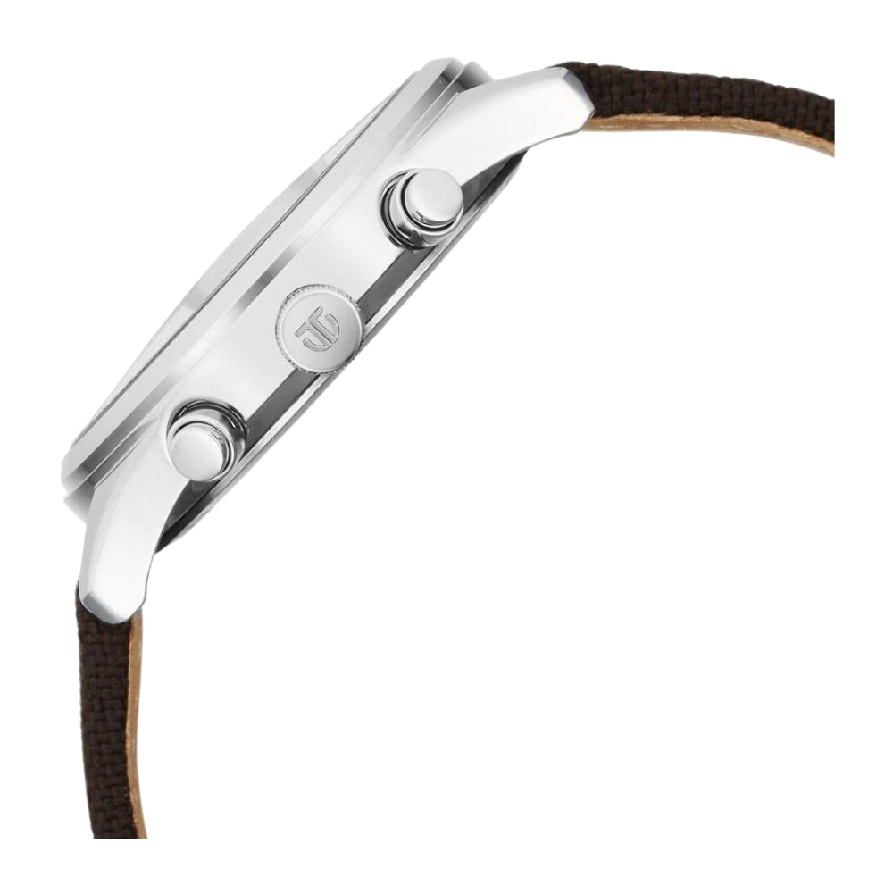 Titan Wrist Wit Quartz Analog with Day and Date Brown Dial Leather Strap Watch for Men 1805SL12