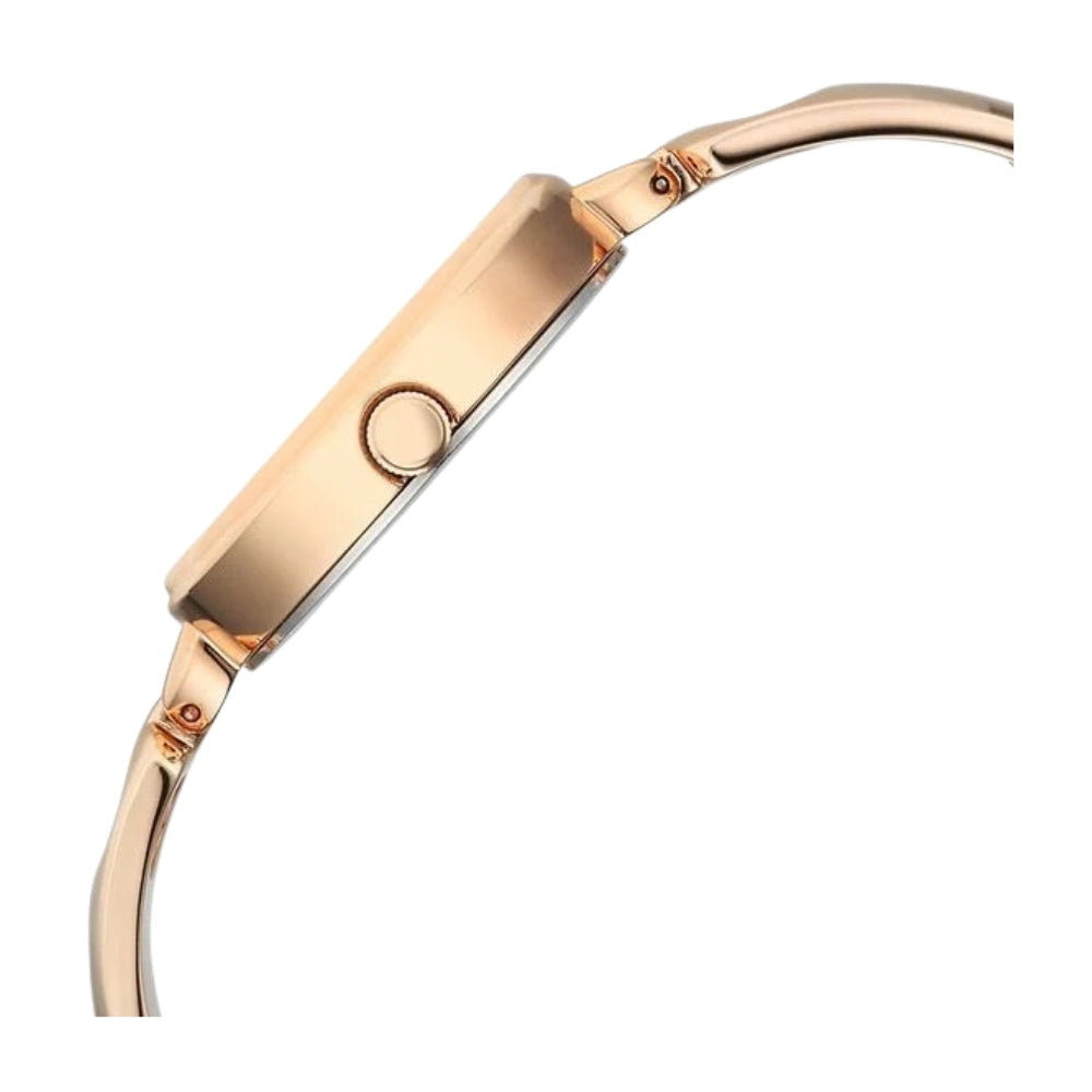 Titan Raga Contempore Quartz Analog Rose Gold Mother Of Pearl Dial Metal Strap Watch For Women 2774WM01F