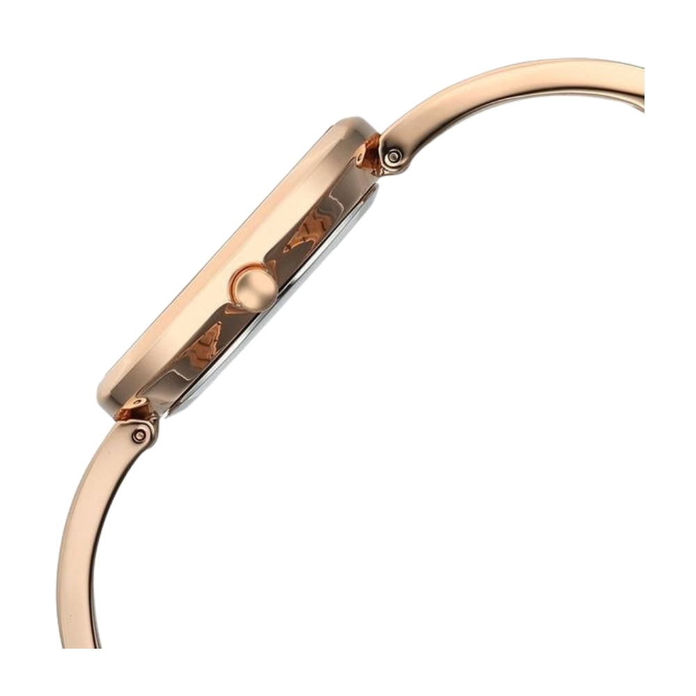Titan Raga Contempore Quartz Analog Rose Gold Mother Of Pearl Dial Metal Strap Watch For Women 2776WM01F