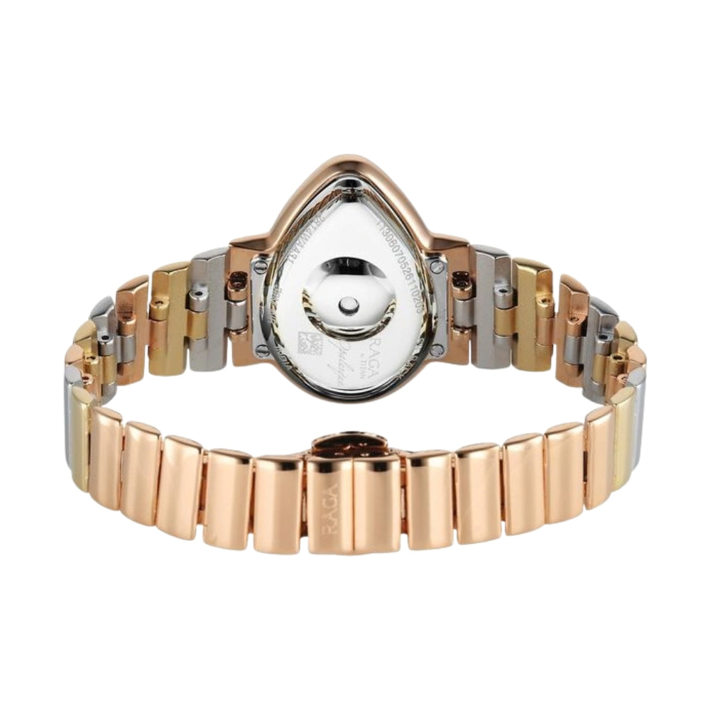 Titan Raga Opalesque Quartz Analog Multicoloured Dial Multicoloured Metal Strap Watch For Women 2814KM01