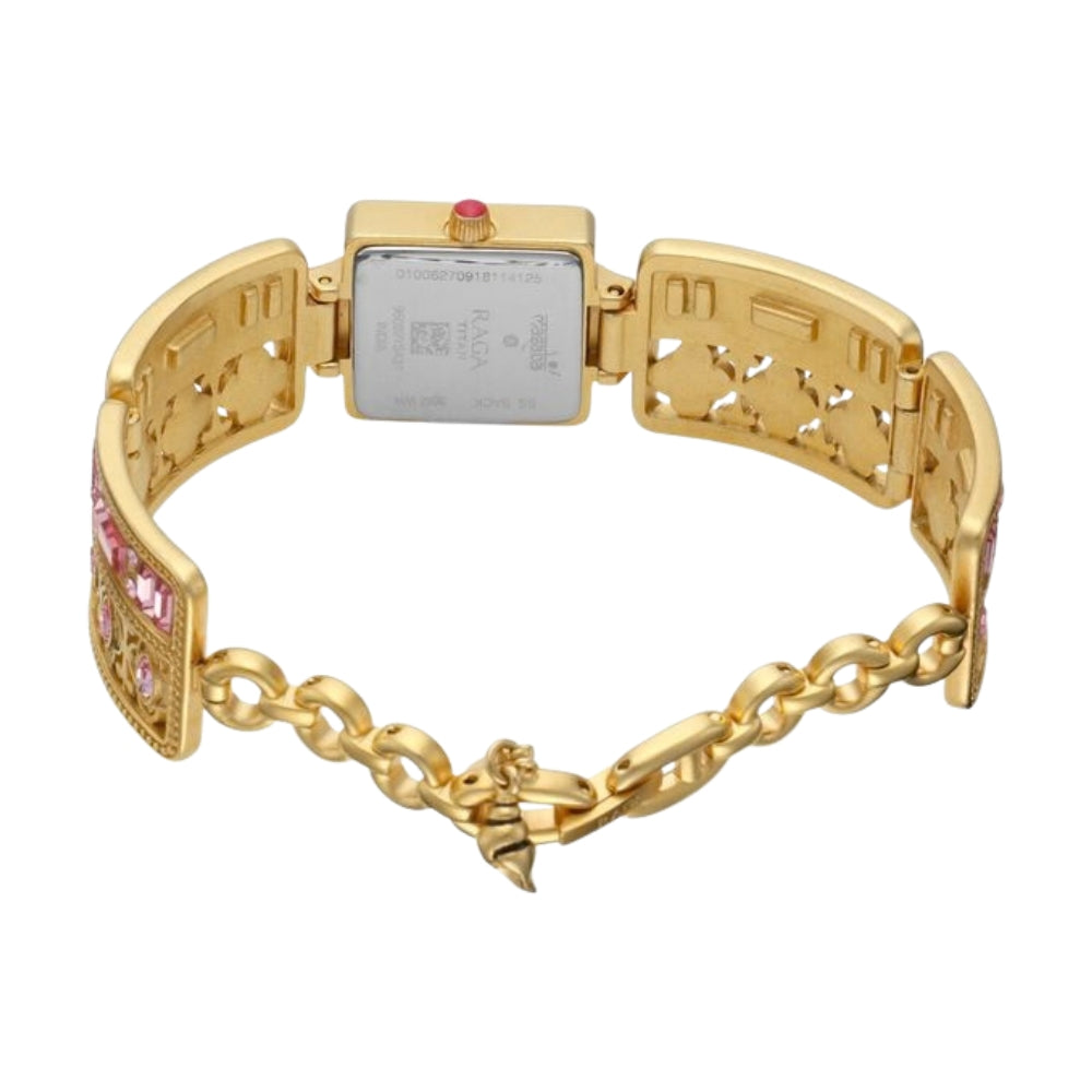 Titan Raga X Masaba Mother of Pearl Dial Women Watch With Metal Strap 95092YM01