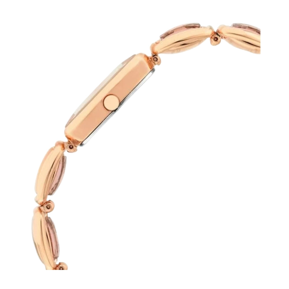 Titan Raga Moments of Joy Mother of Pearl Dial Analog Rose Gold Metal Strap watch for Women 95136WM01