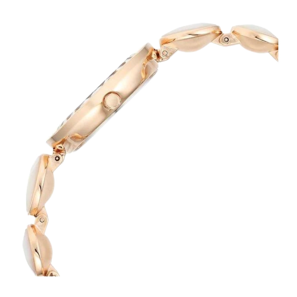 Titan Raga Power Pearls Quartz Analog Mother Of Pearl Dial faceted MOP Strap Watch for Women 95250WM01F