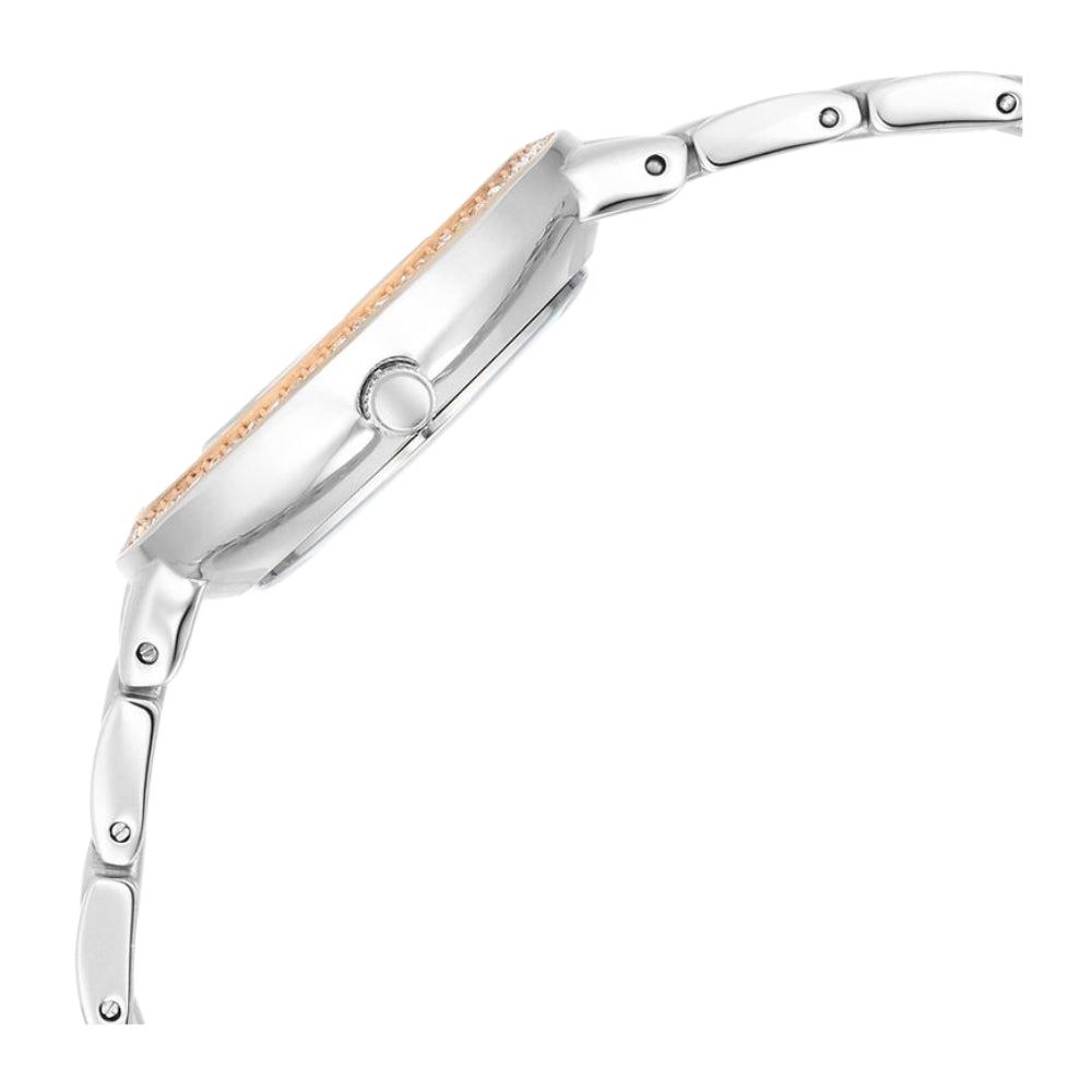 Titan Raga Showstopper Quartz Analog Silver Dial Metal Strap Watch for Women 95282KM01