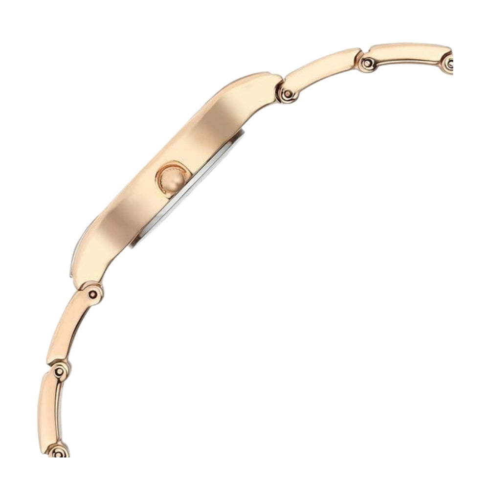 Titan Raga Glimmers Quartz Analog Rose Gold Dial Rose Gold Metal Strap Watch For Women 95328WM01F