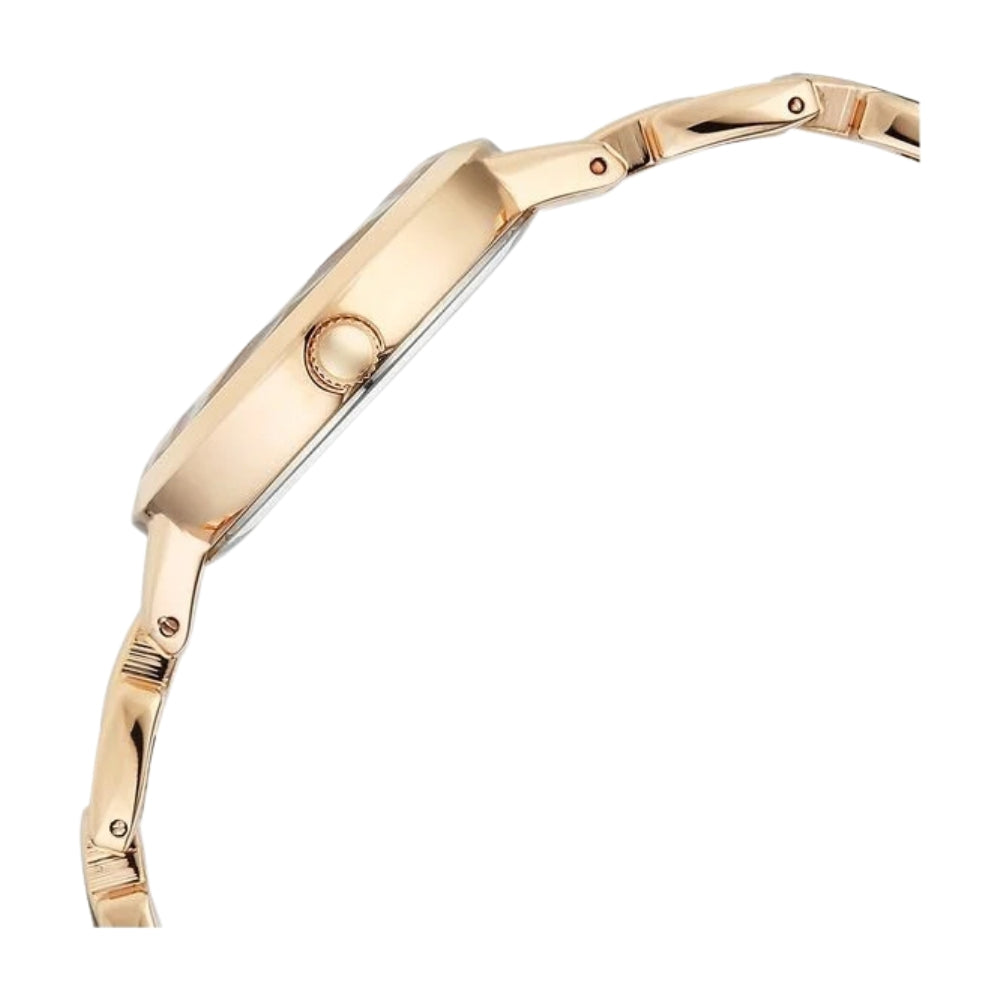 Titan Raga Showstopper Quartz Analog Rose Gold Dial Metal Strap Watch For Women 95352WM01