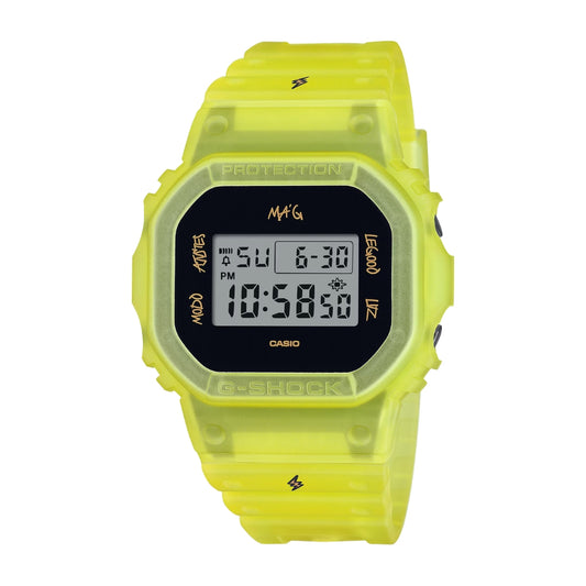 Casio G-Shock J Balvin collaboration model Launching Soon DIGITAL 5600 SERIES DWE-5600JB-1A9