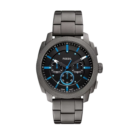 Fossil Machine Chronograph Smoke Stainless Steel Watch FS6098