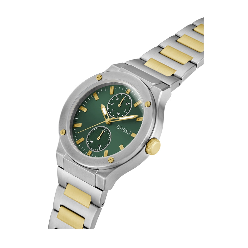 GUESS Mens Silver Tone Multi-function Watch GW0795G1