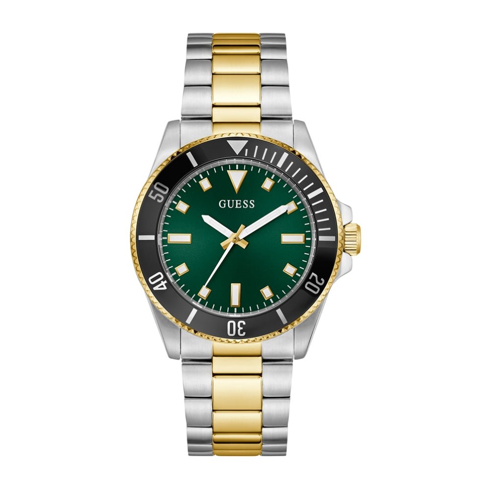GUESS Mens 2-Tone Analog Watch GW0968G4