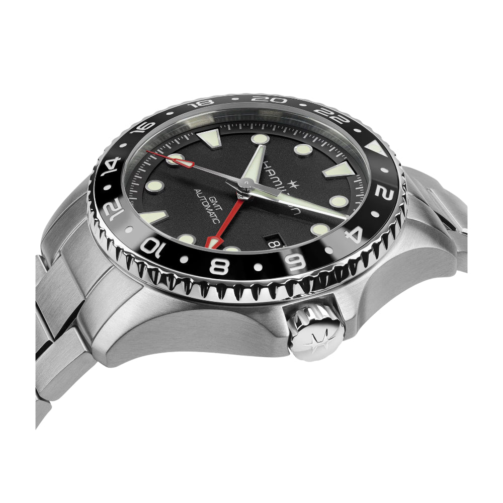 Khaki Navy Scuba Auto GMT 43mm Automatic | 43mm | H82555130