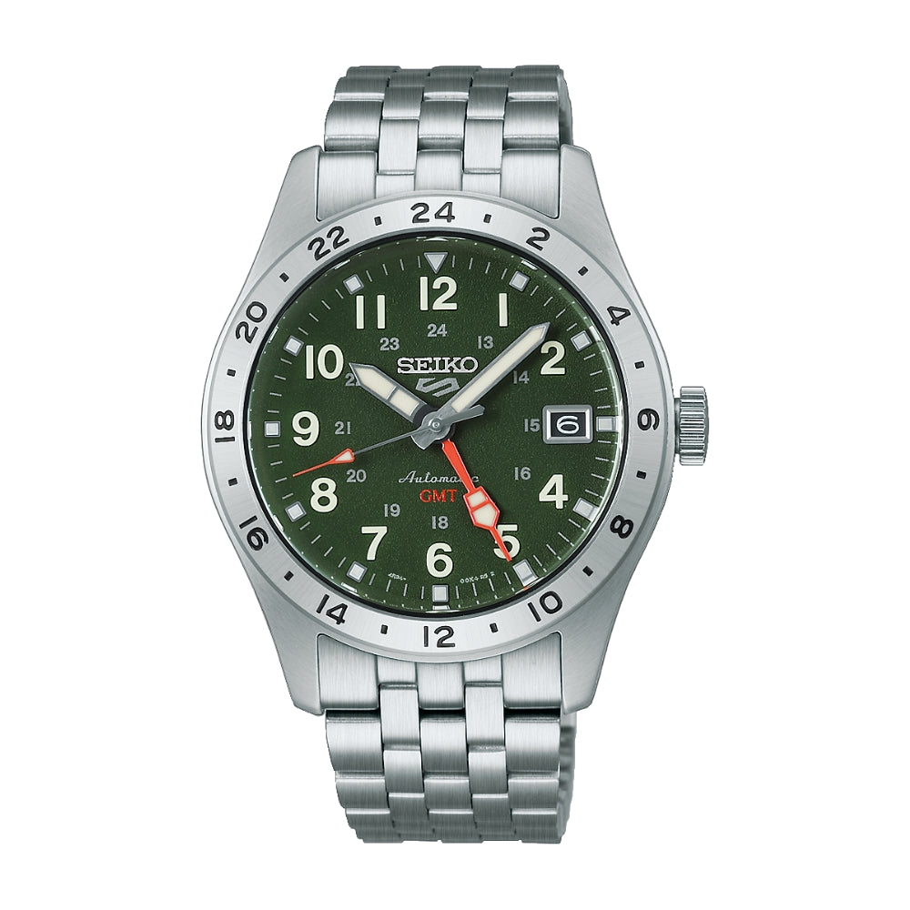 Seiko 5 Sports GMT Green Dial - HDB001K1