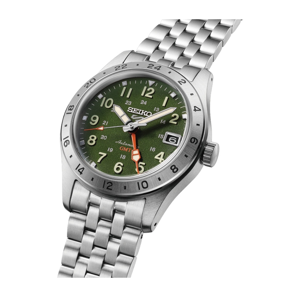 Seiko 5 Sports GMT Green Dial - HDB001K1