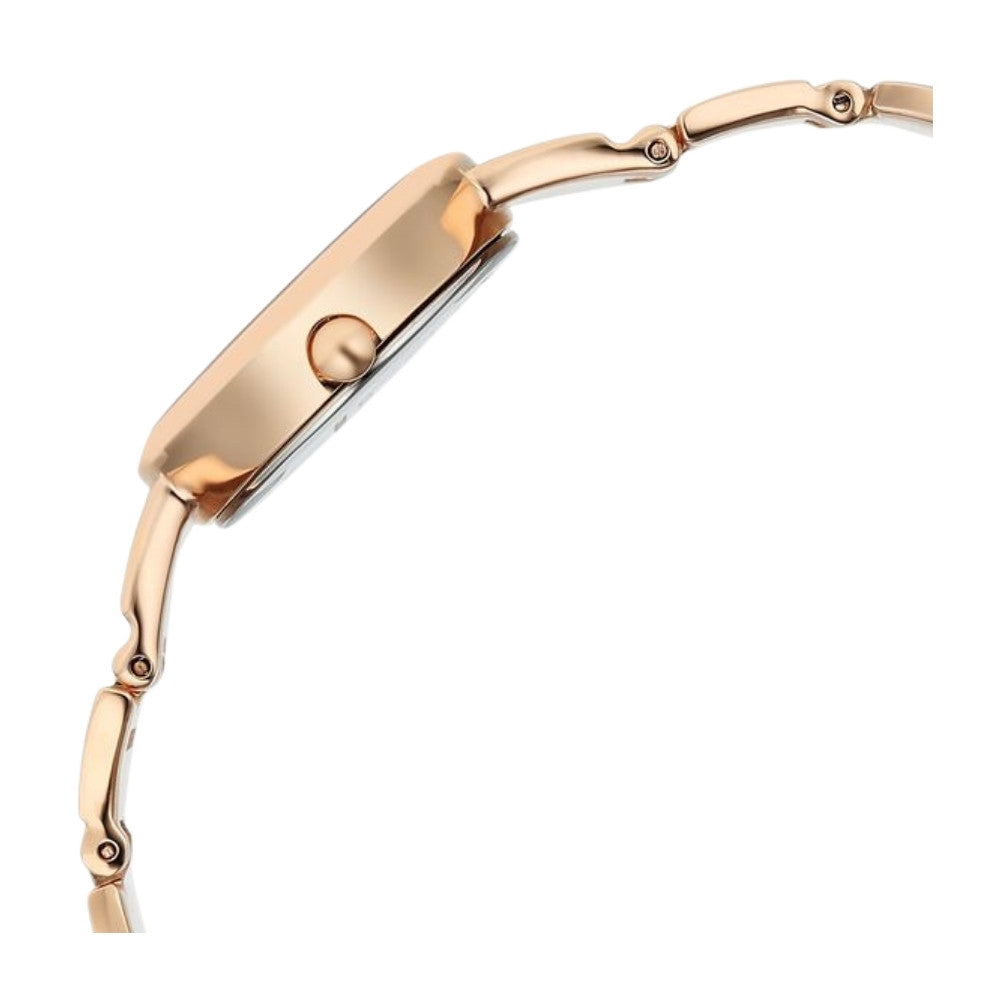 Titan Raga Glimmers Quartz Analog Pink Dial Rose Gold Metal Strap Watch For Women 95362WM01