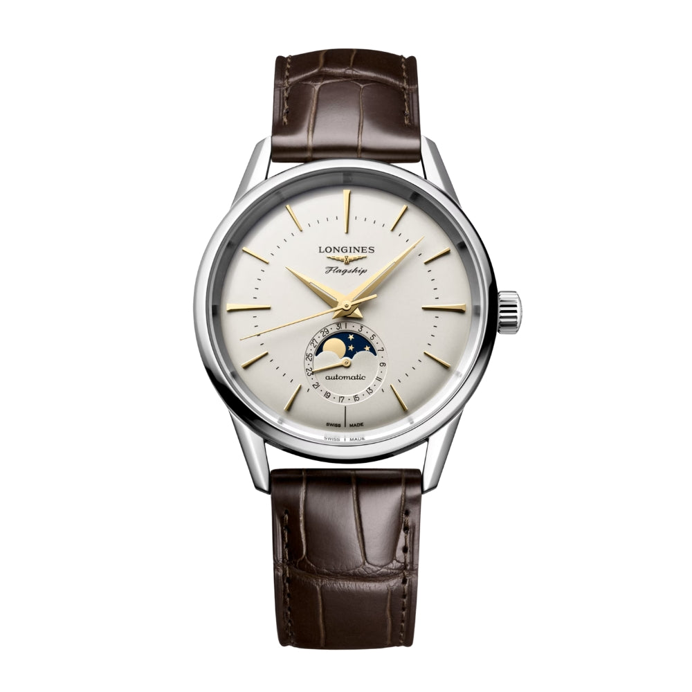 Longines FLAGSHIP HERITAGE MOONPHASE L4.815.4.78.2