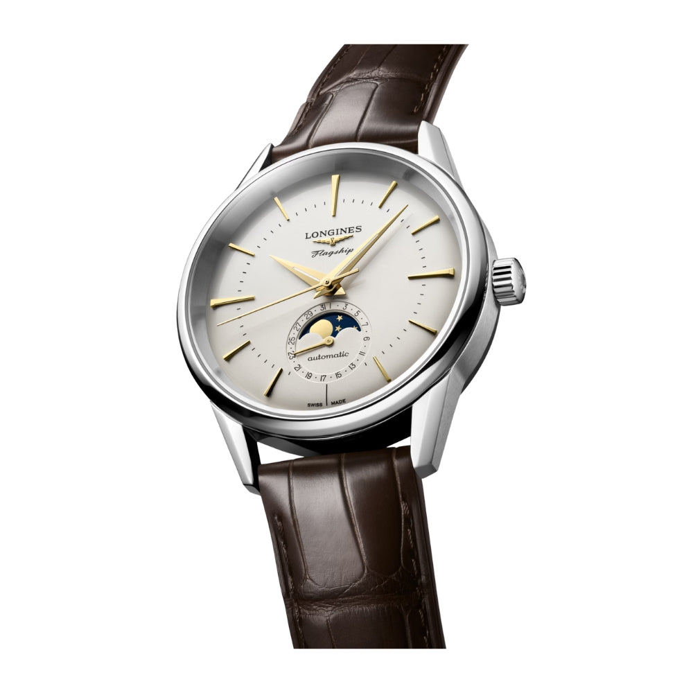 Longines FLAGSHIP HERITAGE MOONPHASE L4.815.4.78.2