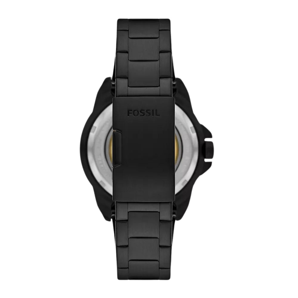 Fossil Bronson Automatic Black Stainless Steel Watch ME3217