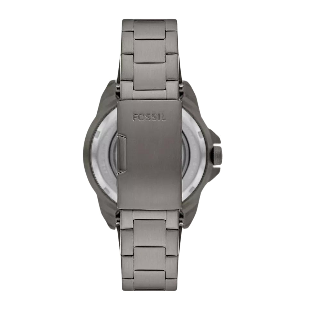 Fossil Bronson Automatic Smoke Stainless Steel Watch ME3218