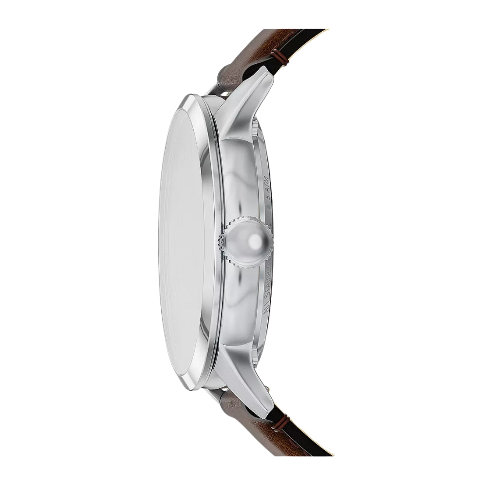 Fossil Townsman 44mm Automatic Brown Leather Watch ME3270
