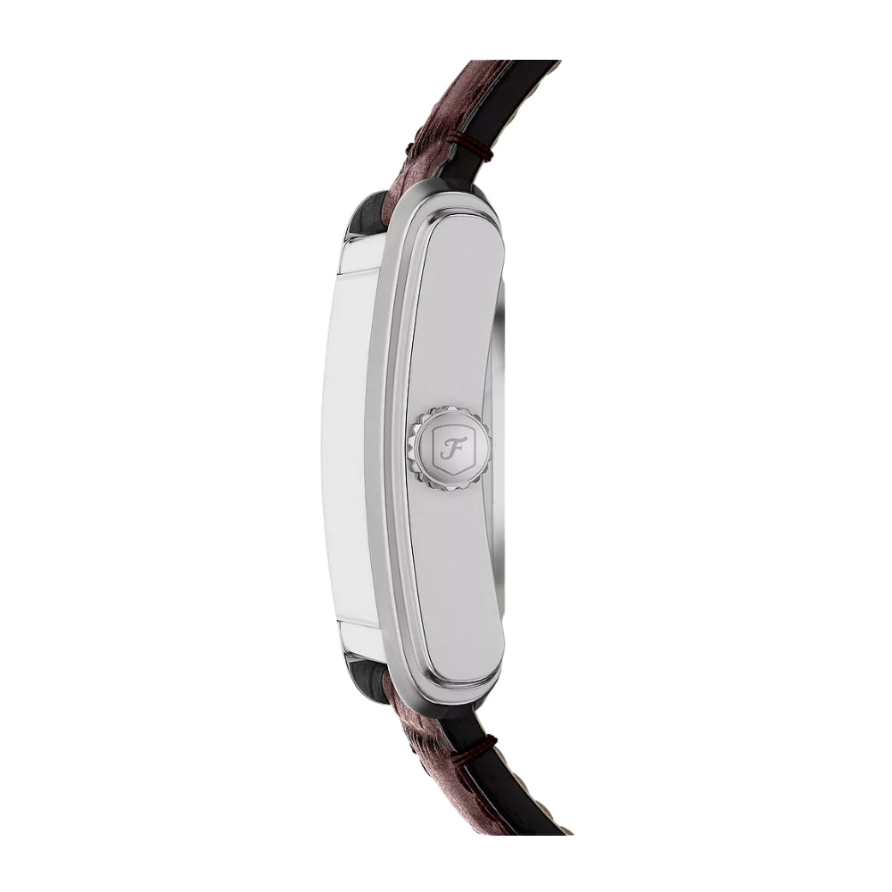 Fossil Carraway 30mm Automatic Brown Croco Leather Watch ME3273