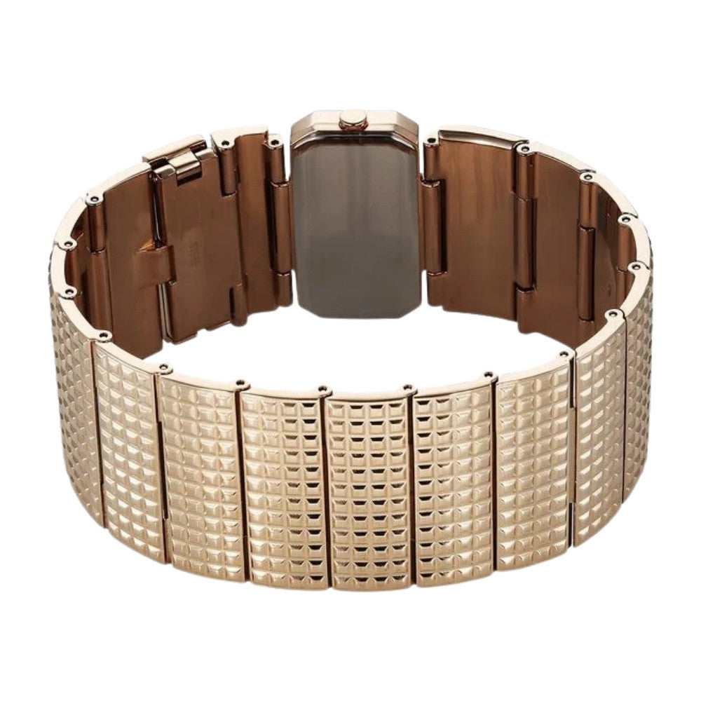 Titan Raga Cocktails Quartz Analog Rose Gold Dial Stainless Steel Strap Watch For Women 95318WM01