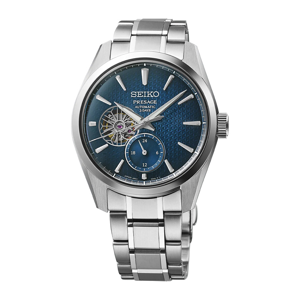 Seiko Presage Ao Sharp-Edged Open Heart - SPB417J1
