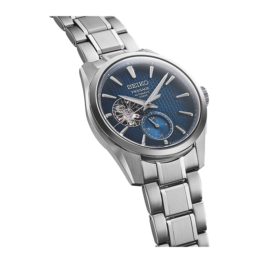 Seiko Presage Ao Sharp-Edged Open Heart - SPB417J1