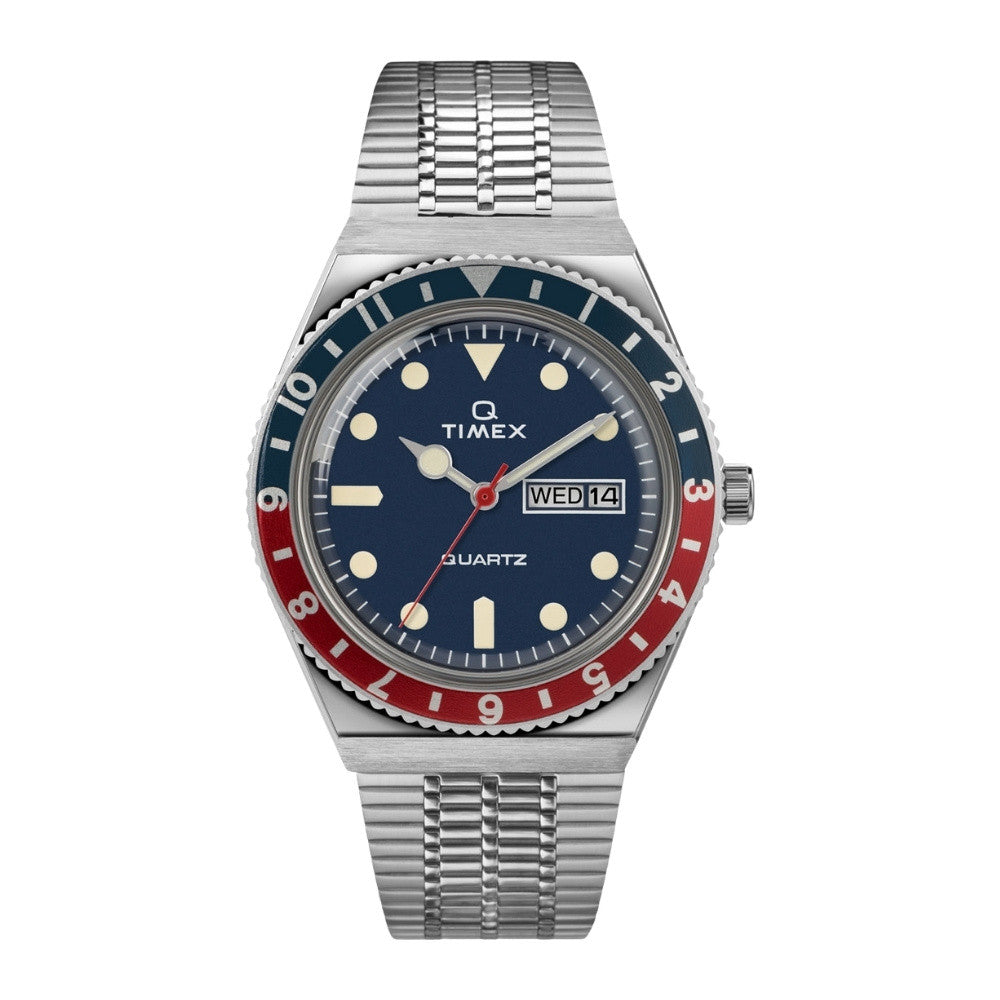 Timex Reissue Round 38mm Blue Dial Analog Men Watch - TW2T80700U9
