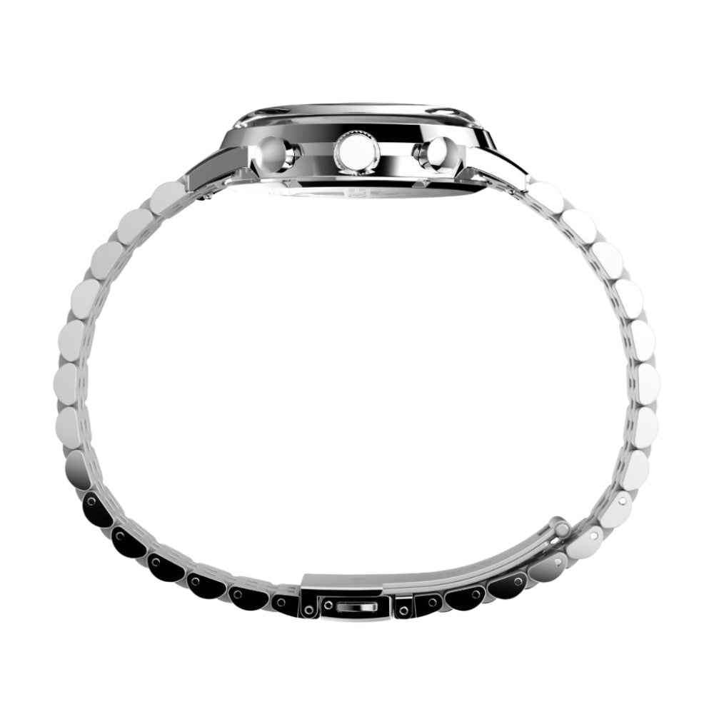 Timex Marlin Men Silver-Tone Analog Round Stainless Steel Dial Watch - TW2W10400UJ
