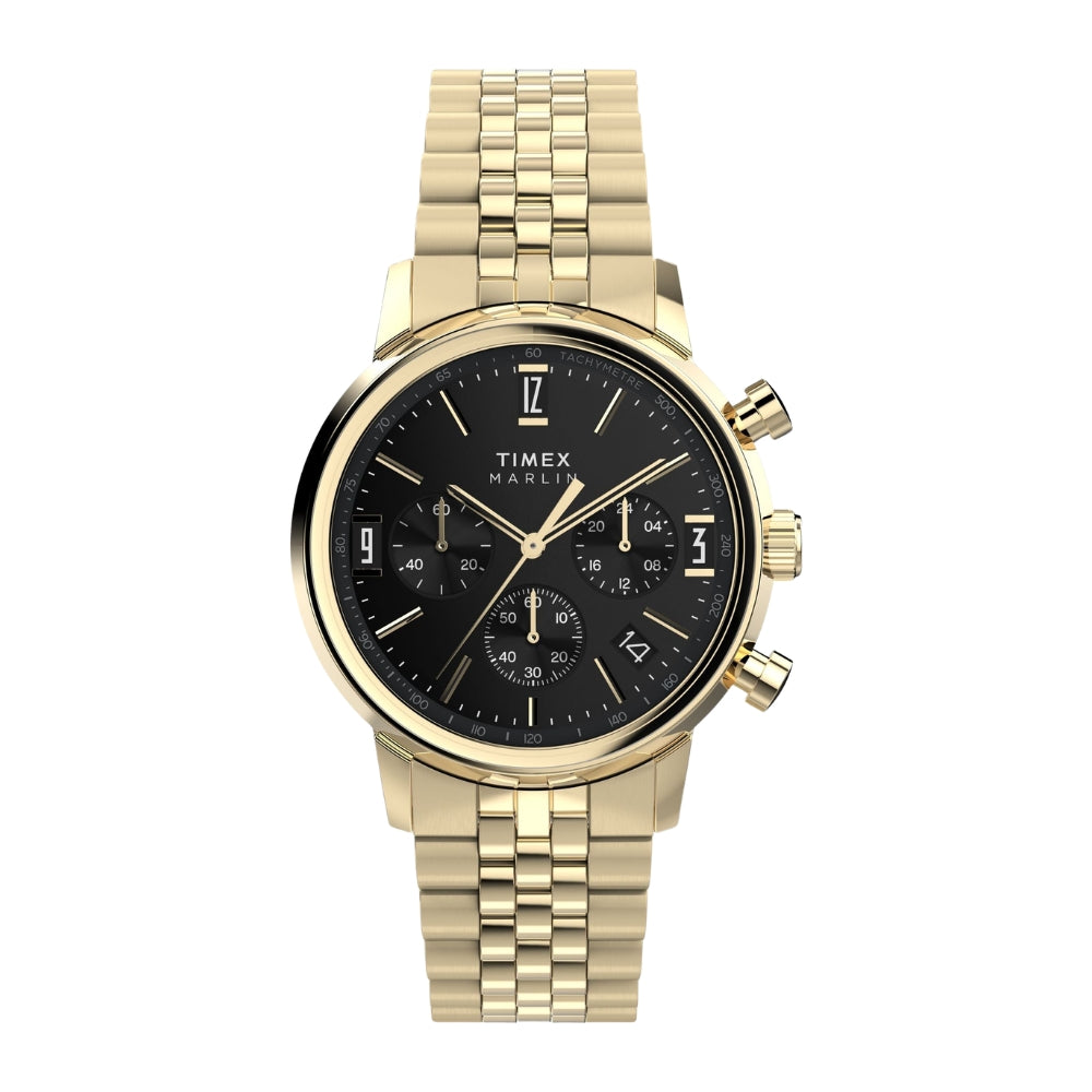 TIMEX Marlin Men Black Round Dial Analog Watch - TW2W59900UJ