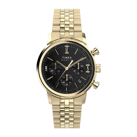 TIMEX Marlin Men Black Round Dial Analog Watch - TW2W59900UJ