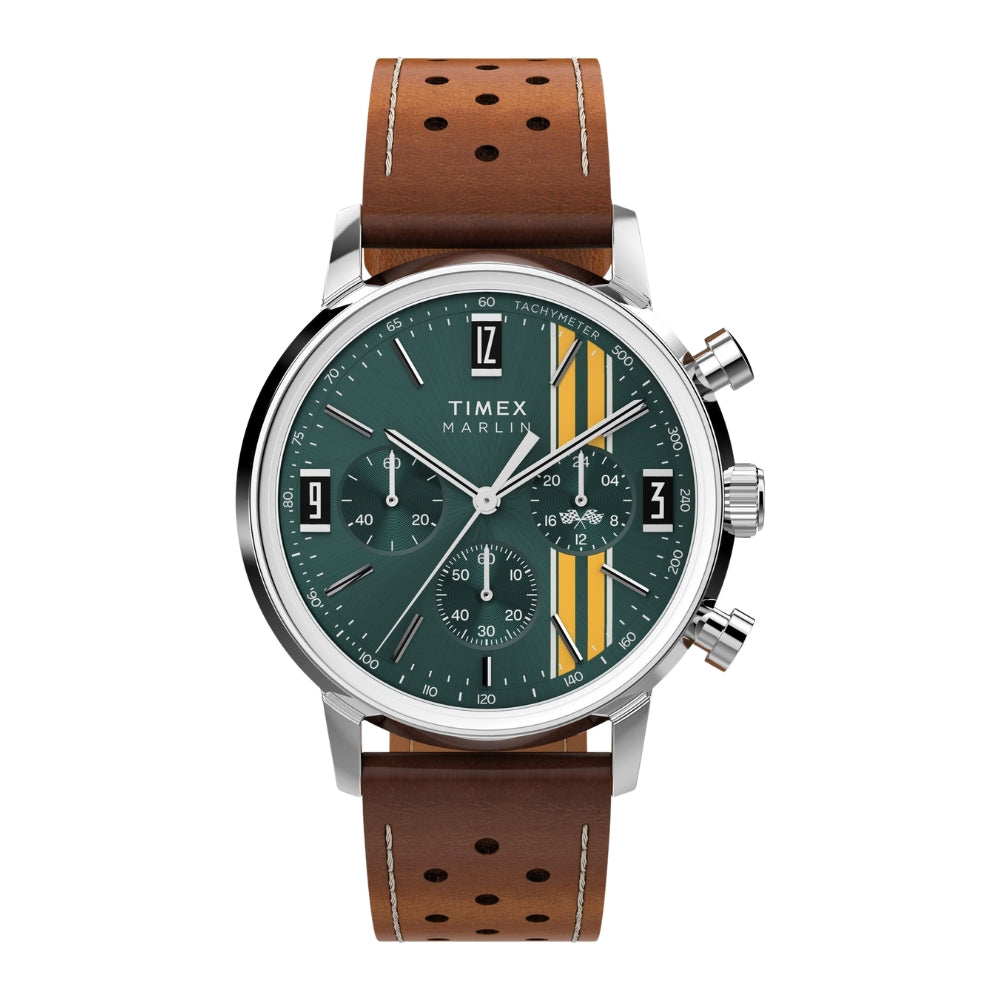 TIMEX Marlin Green Round Dial Analog Men's Watch - TW2W99100UJ