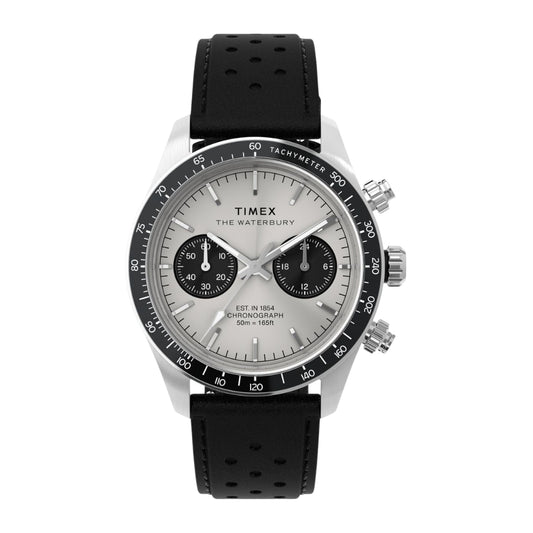 TIMEX Waterbury Heritage Silver Round Dial Analog Men's Watch - TW2Y19300IK