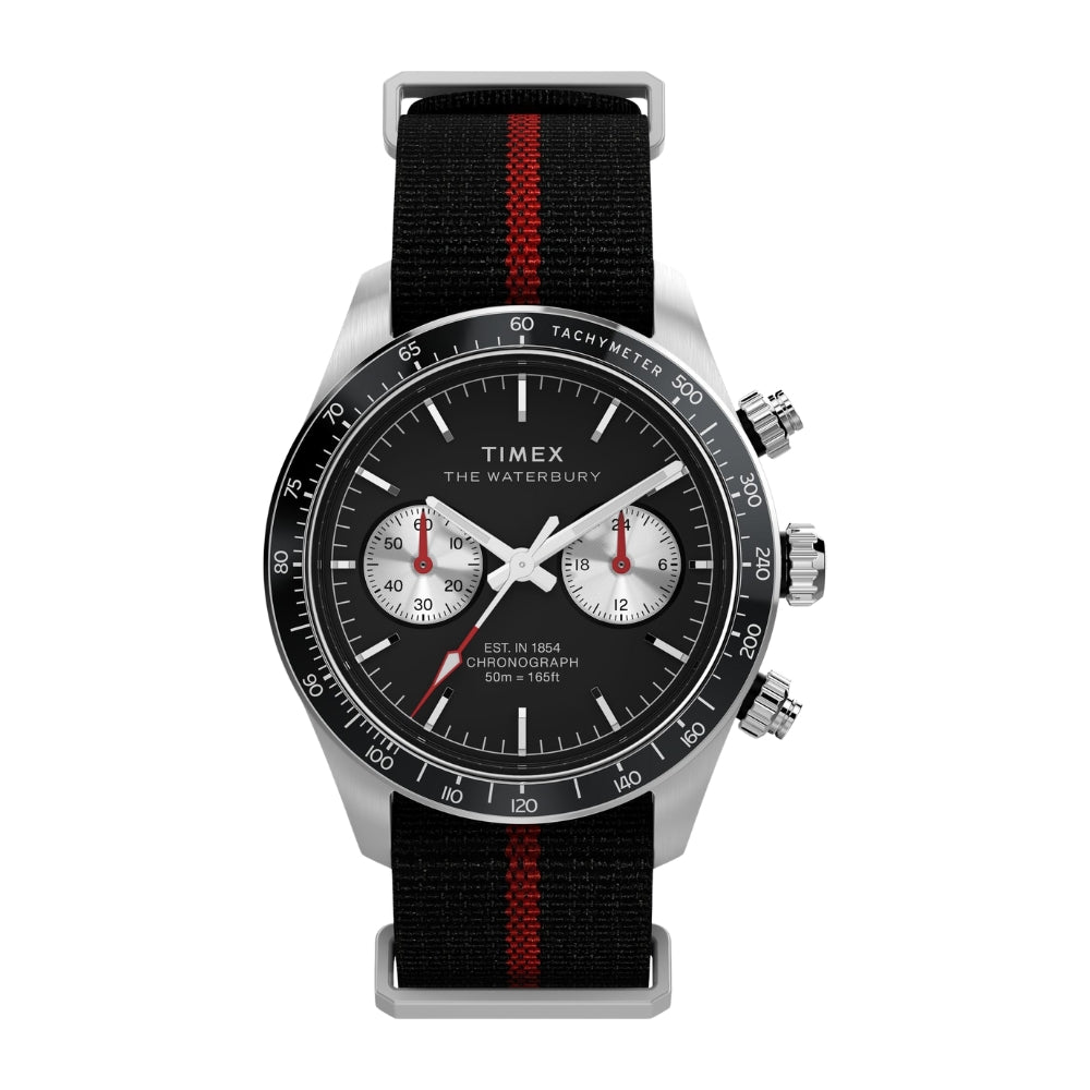 TIMEX Waterbury Heritage Black Round Dial Analog Men's Watch - TW2Y38900IK