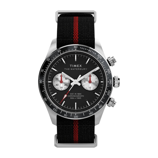 TIMEX Waterbury Heritage Black Round Dial Analog Men's Watch - TW2Y38900IK