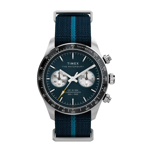 TIMEX Waterbury Heritage Blue Round Dial Analog Men's Watch - TW2Y39000UJ