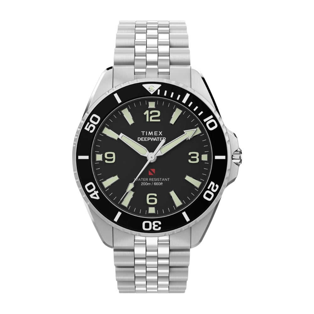 Timex Deepwater Arctic Round 41mm Black Dial Analog Men Watch - TW2Y64500IK