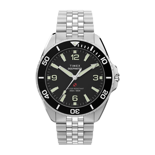 Timex Deepwater Arctic Round 41mm Black Dial Analog Men Watch - TW2Y64500IK