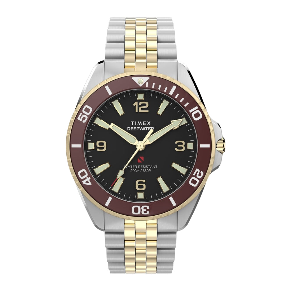 Timex Deepwater Arctic Round 41mm Black Dial Analog Men Watch - TW2Y64700IK