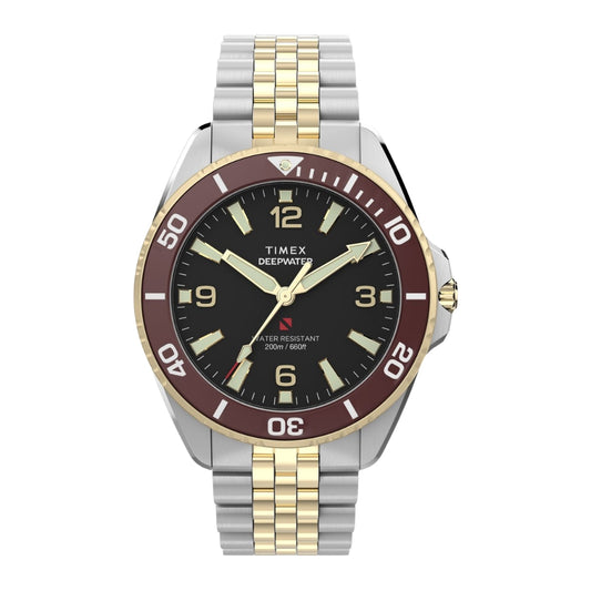 Timex Deepwater Arctic Round 41mm Black Dial Analog Men Watch - TW2Y64700IK