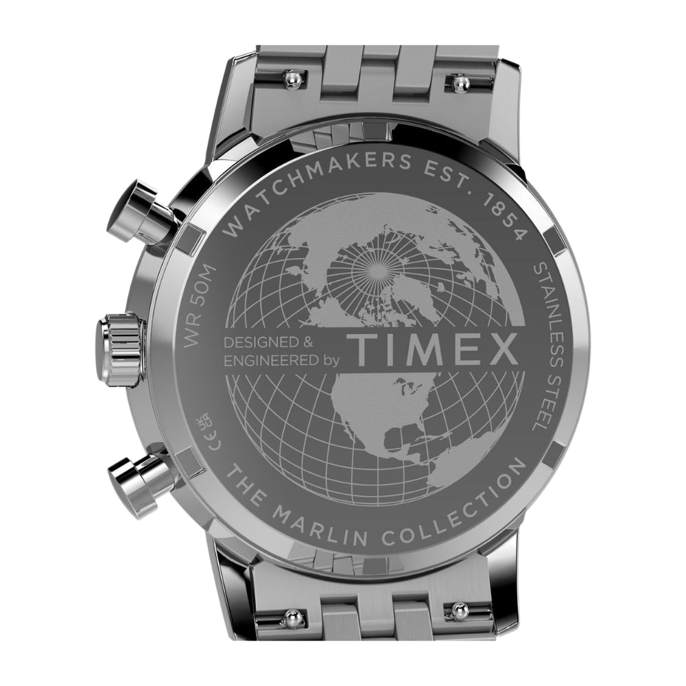 Timex Round 40mm Blue Dial Analog Men Watch - TW2Y66500UJ